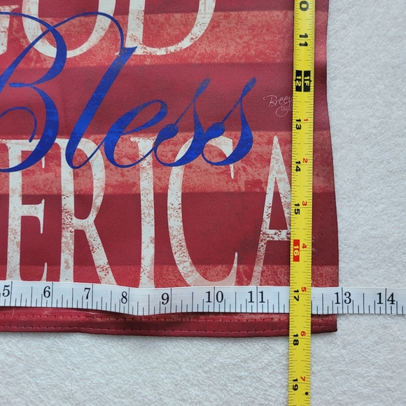 Garden Flag 2-Sided NEW God Bless America Breeze Decor Red - Picture 3 of 9